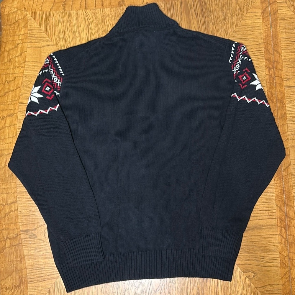*NWOT* WEATHERPROOF VINTAGE Mens Quarter Zip Pullover Fairisle Sweater - XL - Picture 4 of 10